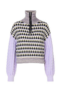 Stine Goya Julie Sweater - Lilac Grass - White Feather Boutique