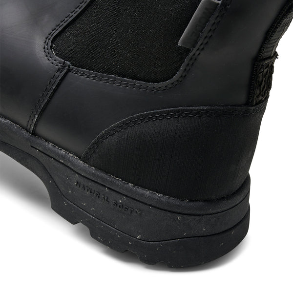 Woden Mens Marvin Track Waterproof Reflective Boots - Black