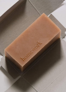 homework Pink Clay Soap - White Feather Boutique