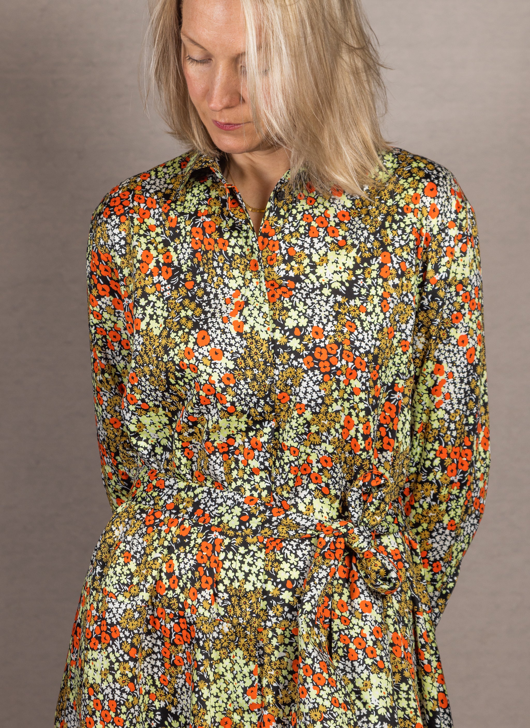 Samsoe Samsoe Asta Shirt Dress White Feather Boutique Samsoe Samsoe Asta Shirt Dress White Feather Boutique